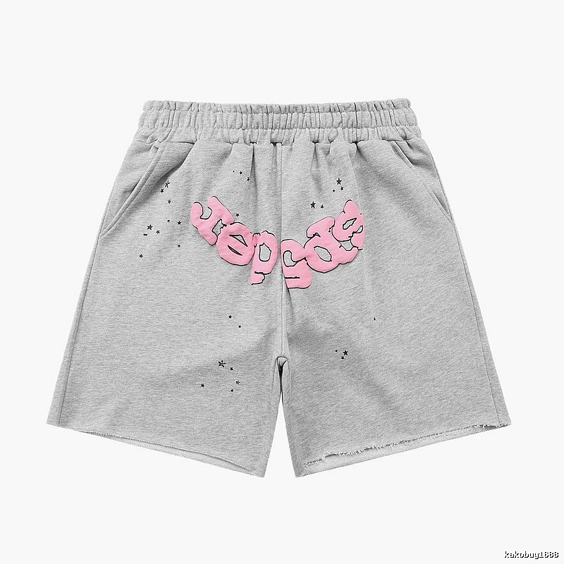 Shorts with Sp5der letter print style