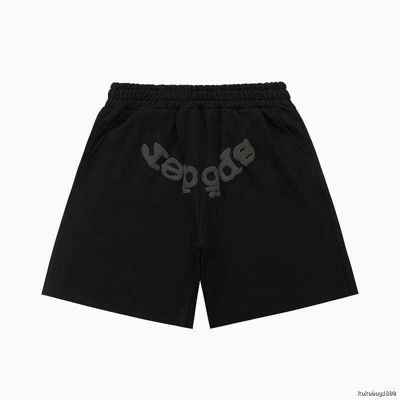Sp5der letter trendy brand style shorts