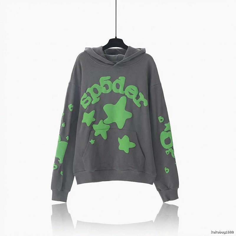 SP5der Star Trendy Cool Gray Sweatshirt