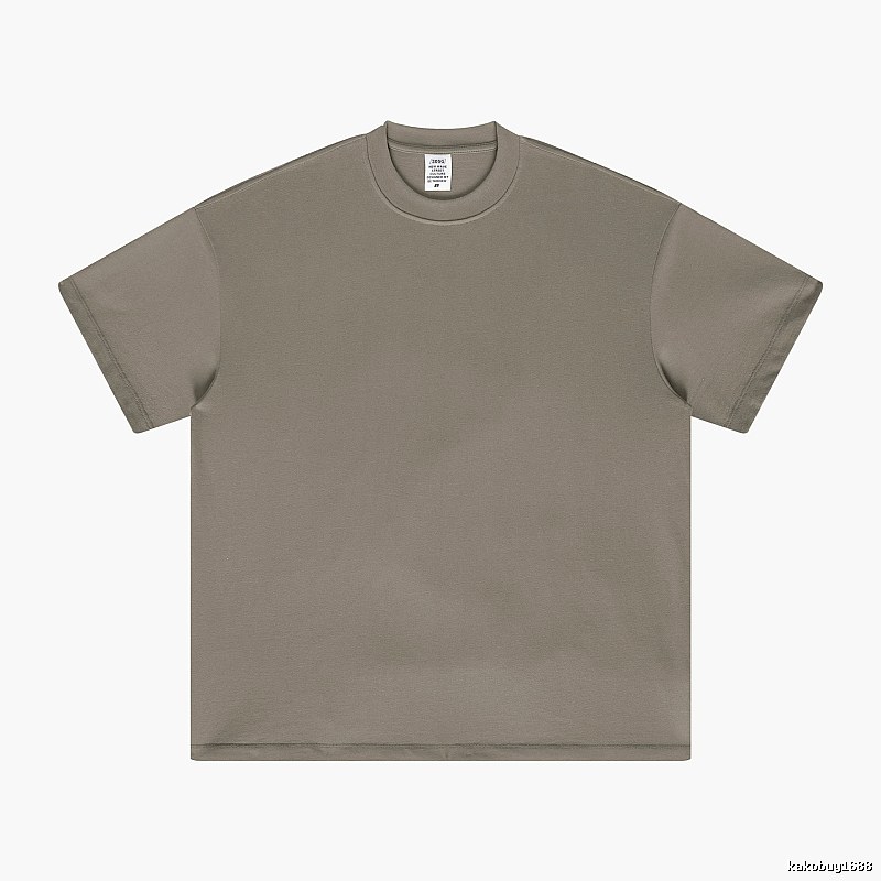 Streetwear Plain white T-shirt Minimal White Short with Logo Accent