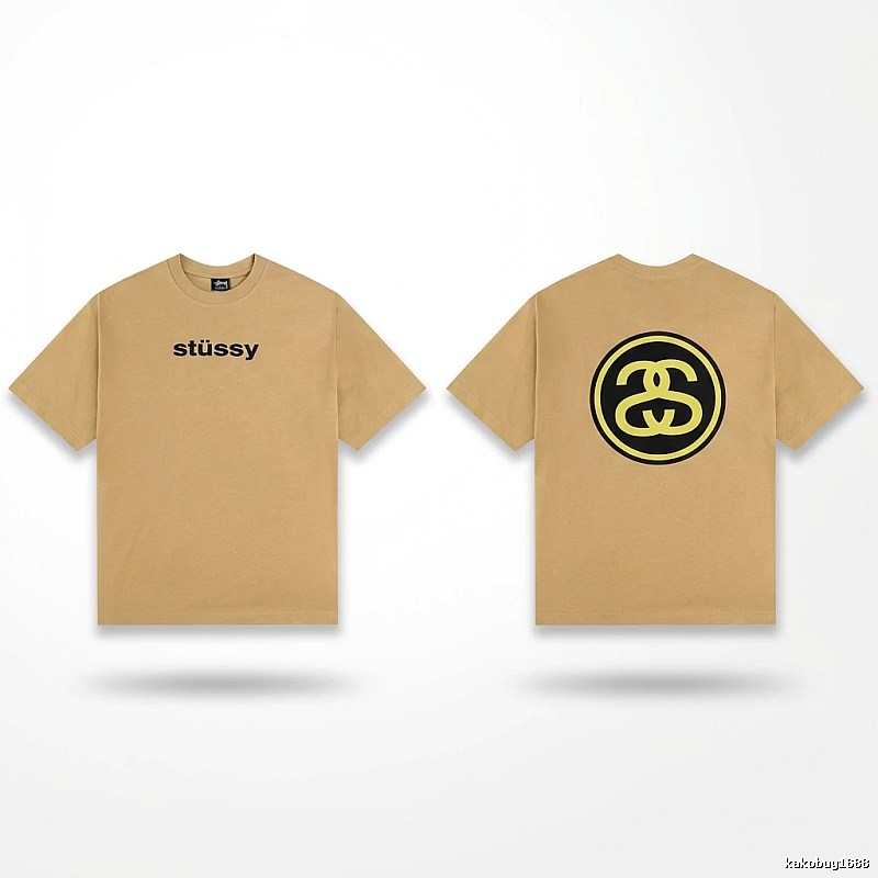 Stussy classic khaki short-sleeve