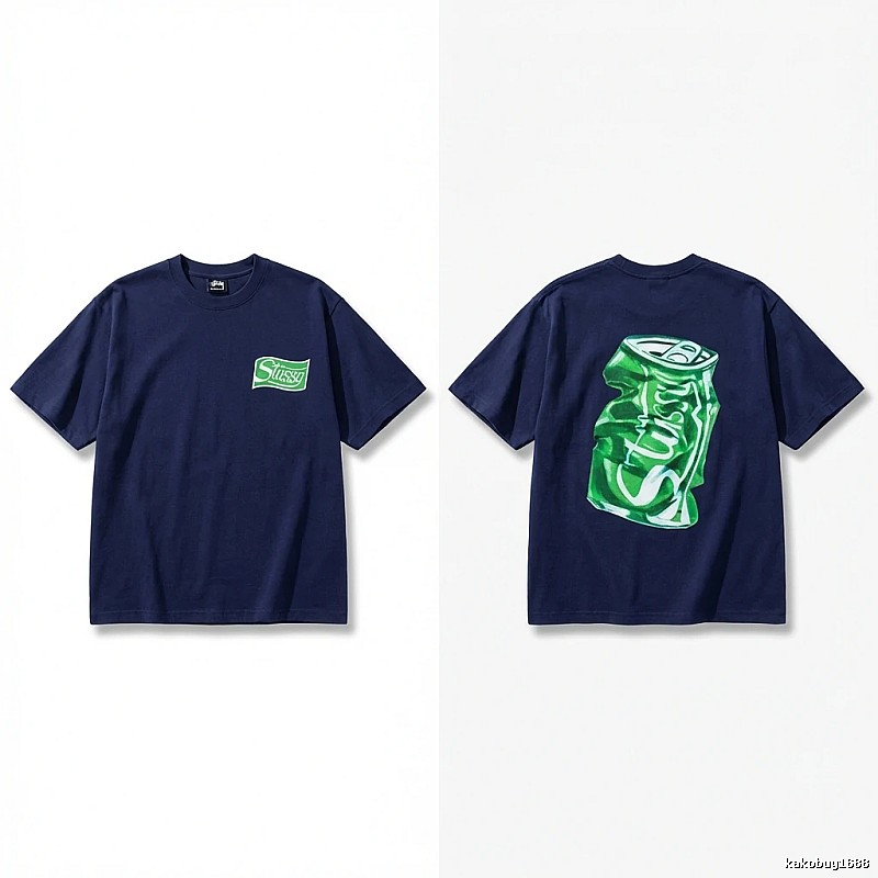 Stussy Cola Print Short-Sleeve T-Shirt