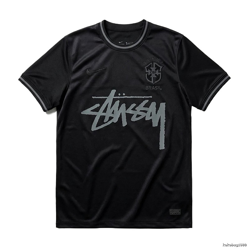 Stussy graffiti-style black T-shirt