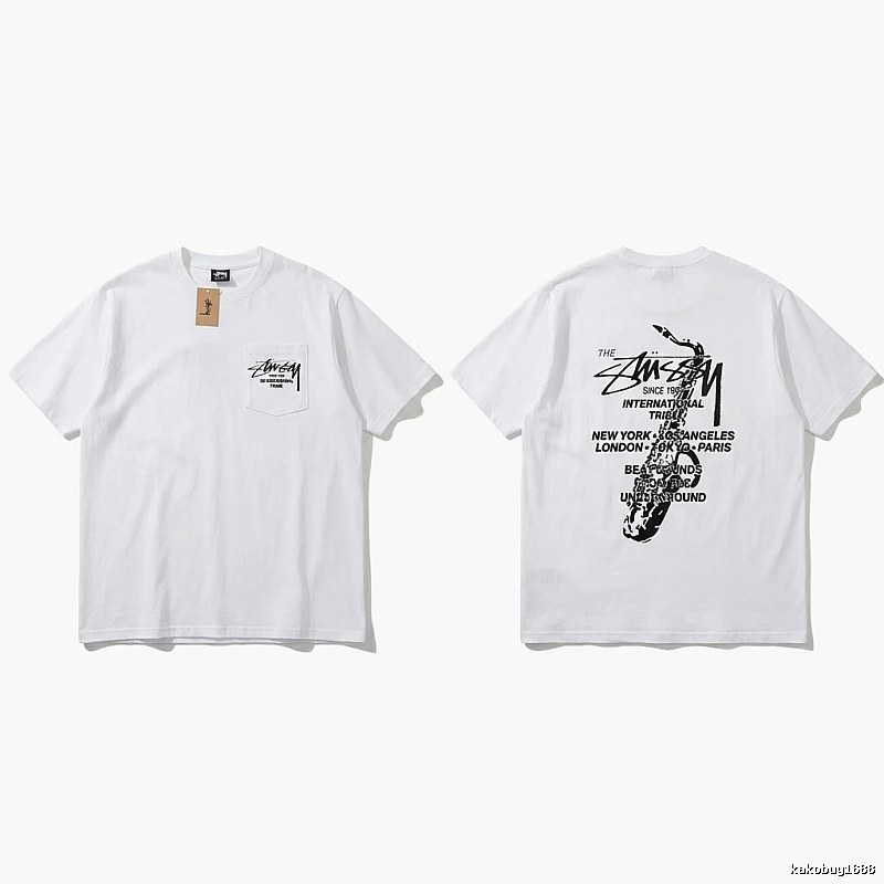 Stussy International Series Simple White T-shirt