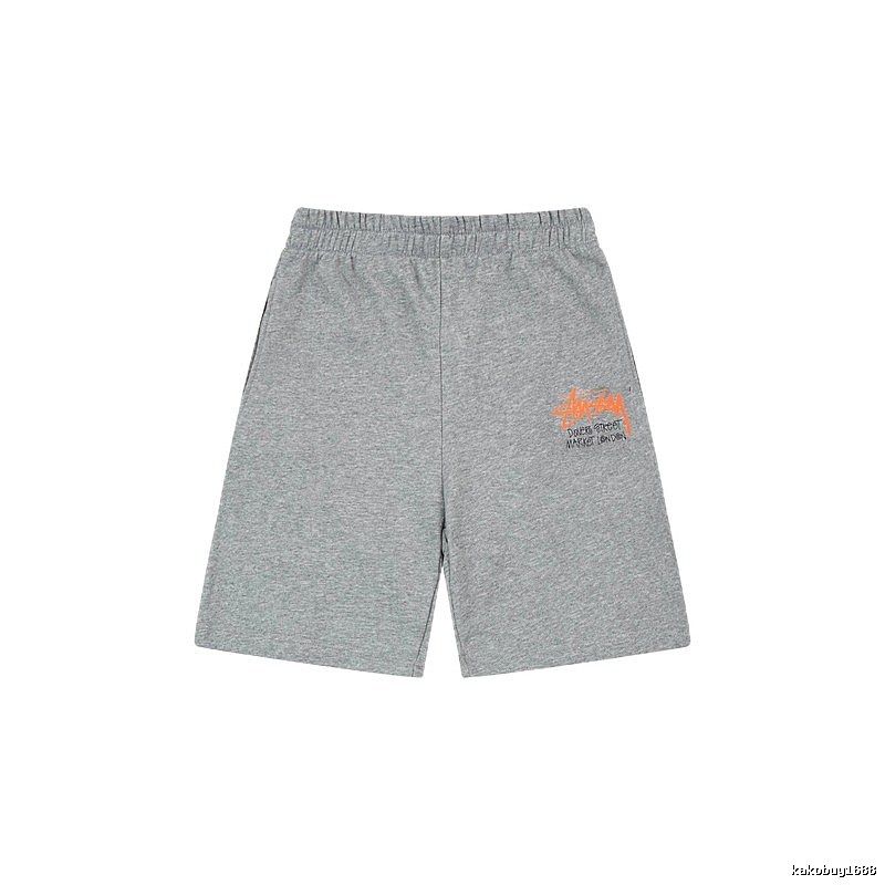 Stussy street-style grey shorts