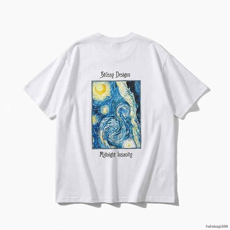 Stussy Van Gogh Series White T-shirt