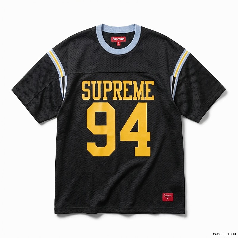 Supreme 94 Series Retro Style Black T-shirt