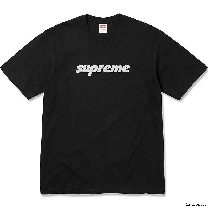 Supreme basic simple black T-shirt