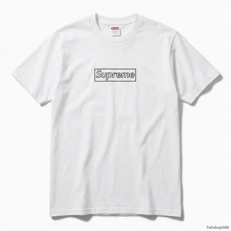 Supreme Basic Simple White T-shirt