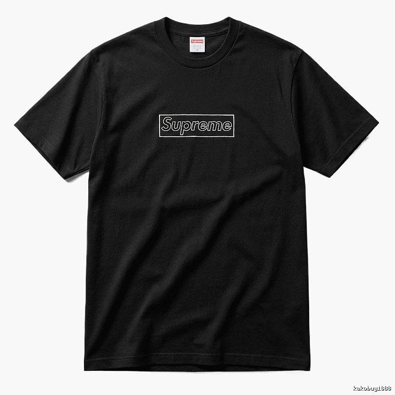 Supreme Basic Style Simple Black T-shirt