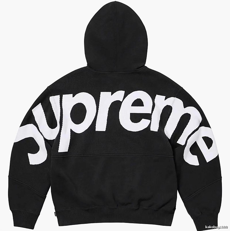 Supreme Casual Logo hoodie Gray Red Oversized for Streetwear Looks