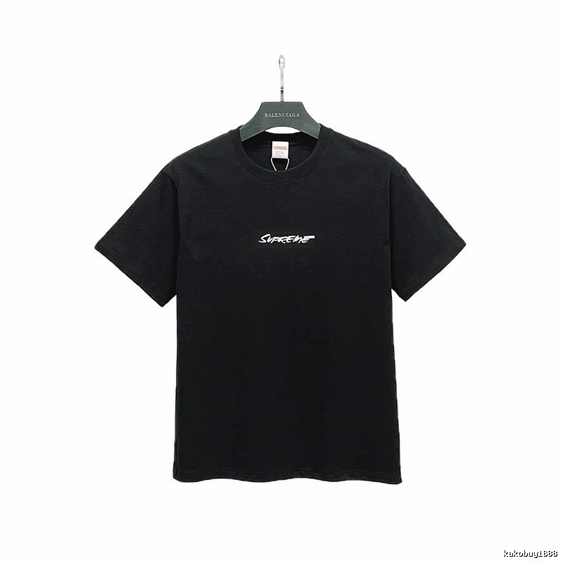 Supreme Printed Street-style Black T-Shirt