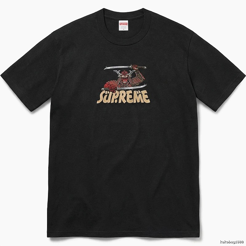 Supreme Samurai-style Black T-shirt