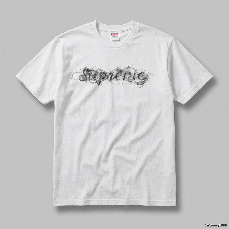 Supreme Smoke Style White T-shirt