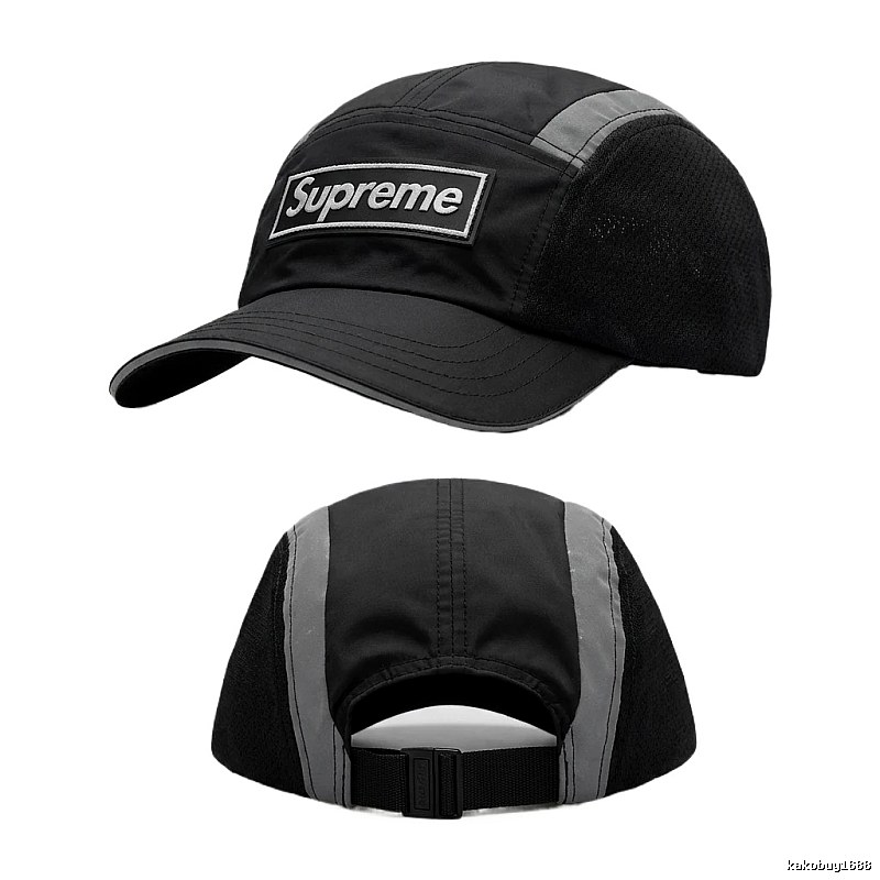 Supreme sporty black and grey hat
