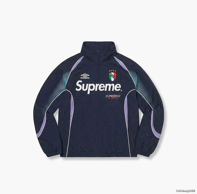Supreme sporty dark blue jacket
