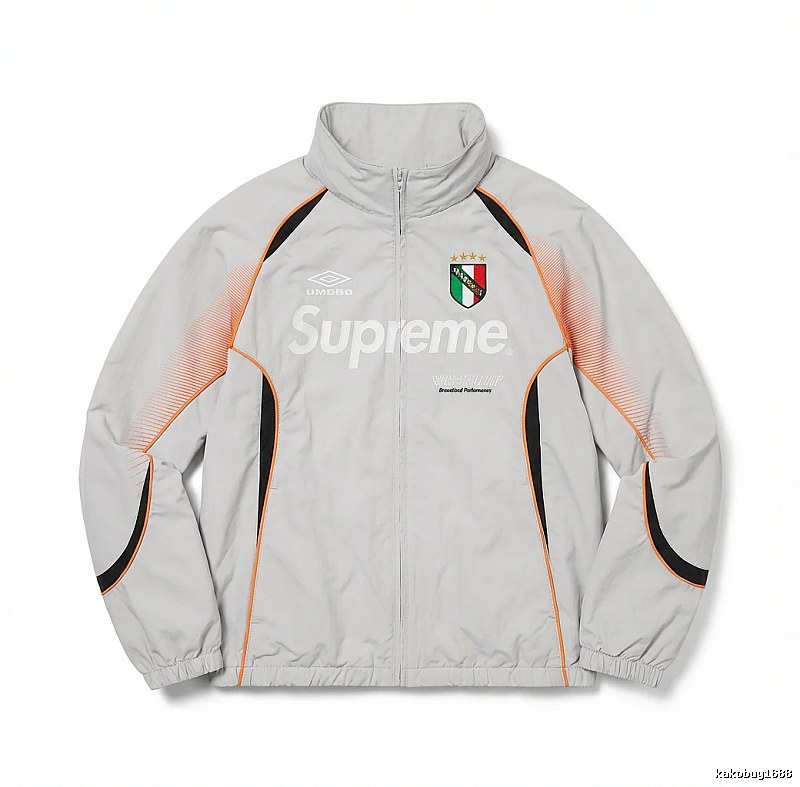 Supreme sporty light gray jacket
