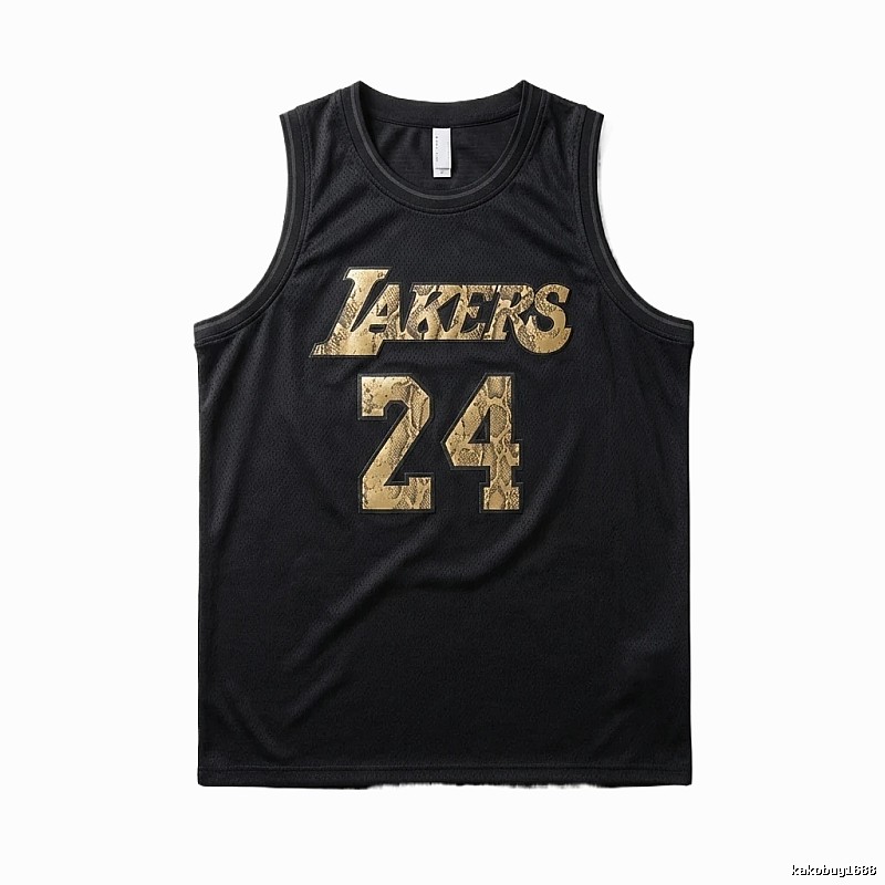 The No. 24 black vest of the Los Angeles Lakers