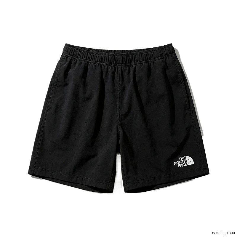 The North Face minimalist style black shorts