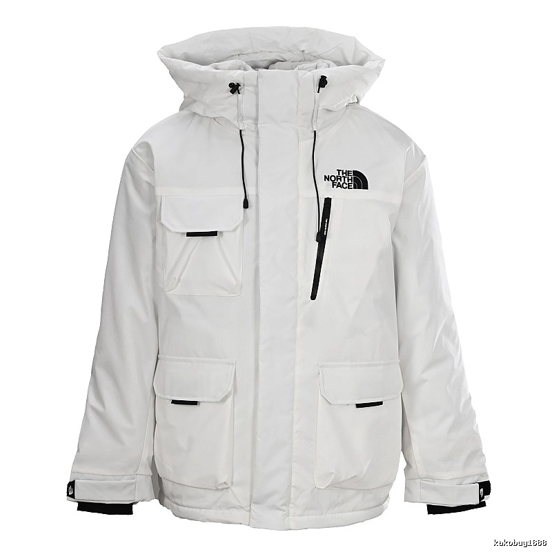 The North Face Utility Snow Jacket with hooded build in White