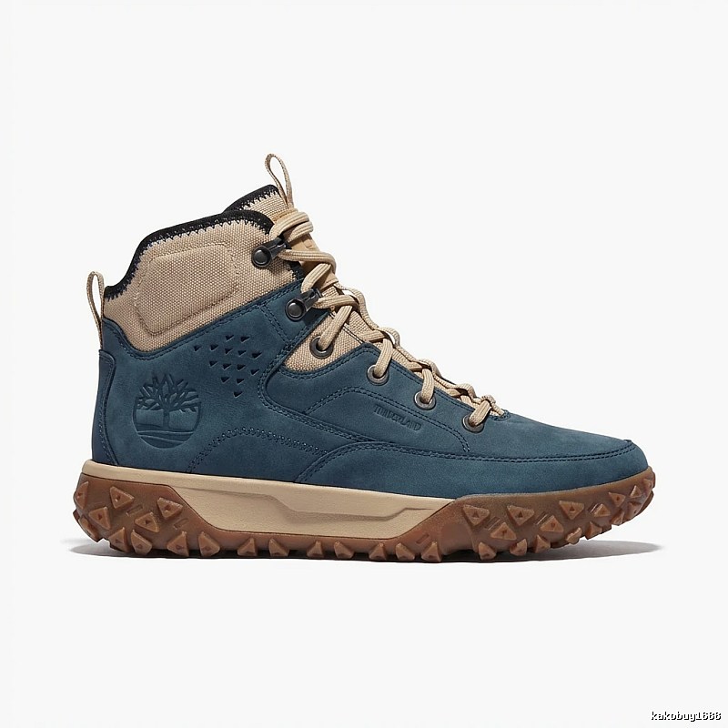 Timberland Outdoor Style Blue-Brown Boots