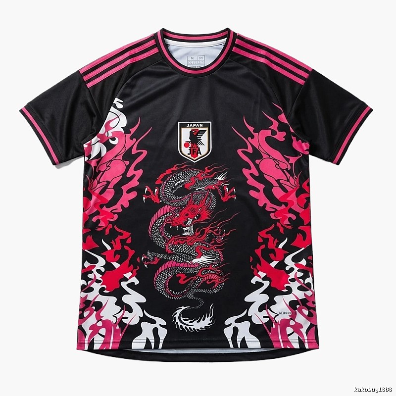 Tokyo Ghoul Dragon Pattern Black and Red Trendy T-shirt