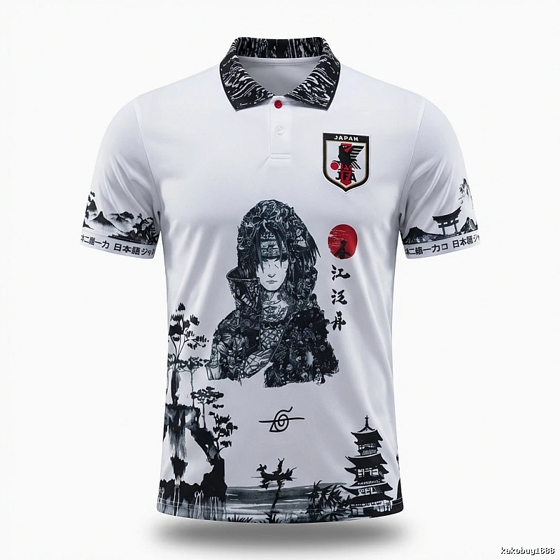 Tokyo Ghoul wind white short-sleeved shirt.