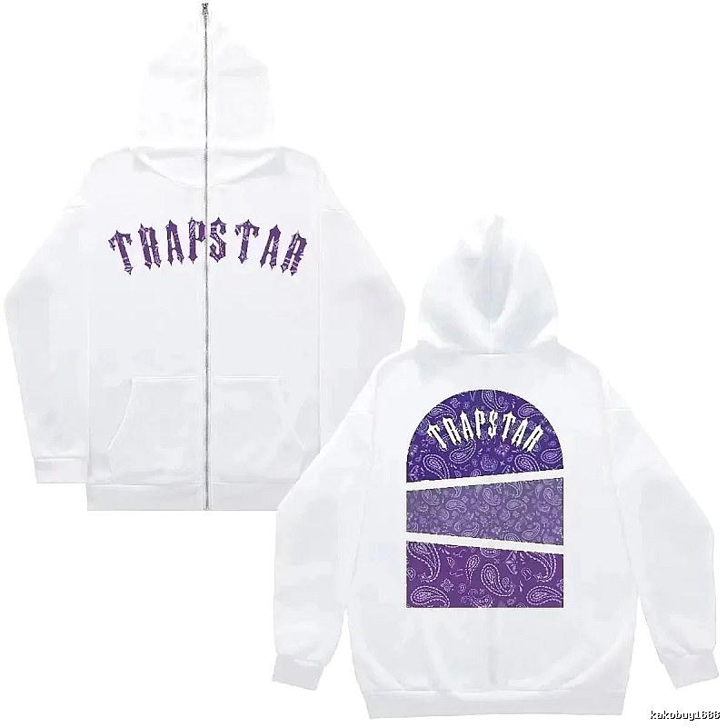 Trapstar Daily Graphic zip hoodie Black Zip Pink for City Outfits