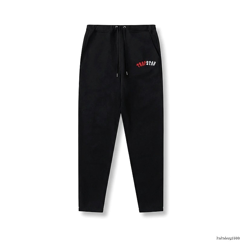 Trapstar minimalist style black sweatpants