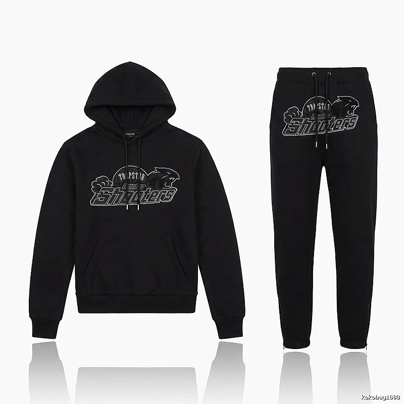Trapstar trendy and cool style black suit