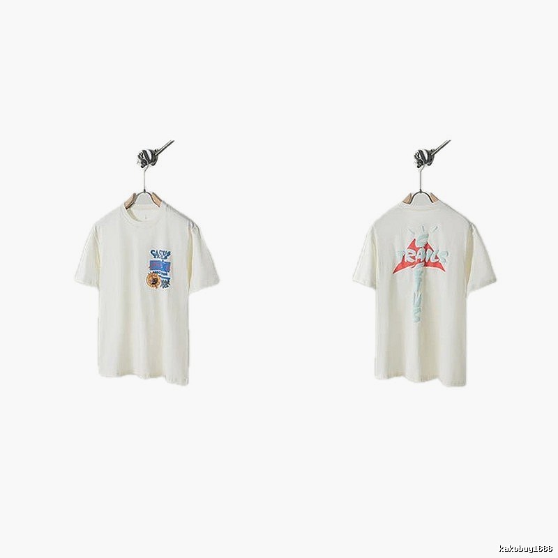 Travis Scott Graffiti Street Style Off-white T-shirt