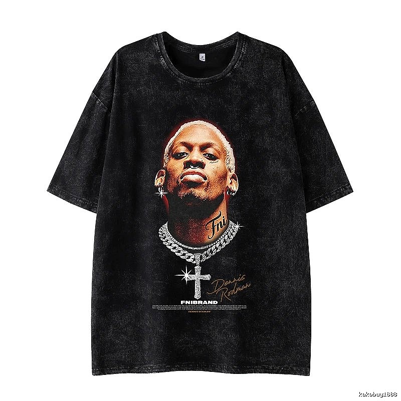 Tupac Statement Portrait graphic T-shirt Black Tupac Collage for Easy Pairing