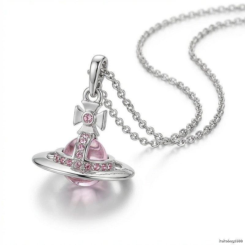 Vivienne Westwood Saturn series silver necklace