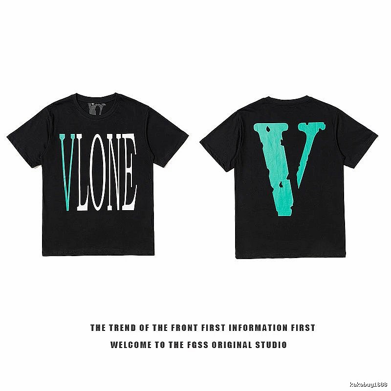 Vlone Lightweight Logo T-shirt Black Purple Vlone for Trend Styling