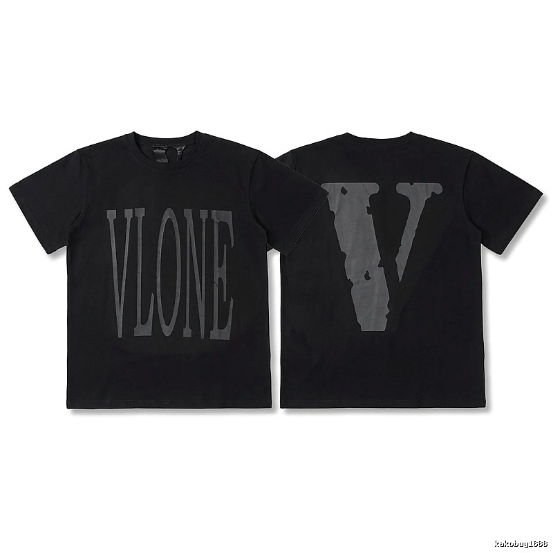 Vlone minimalist style black T-shirt