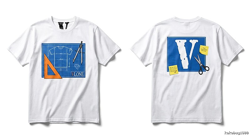 Vlone trendy white T-shirt