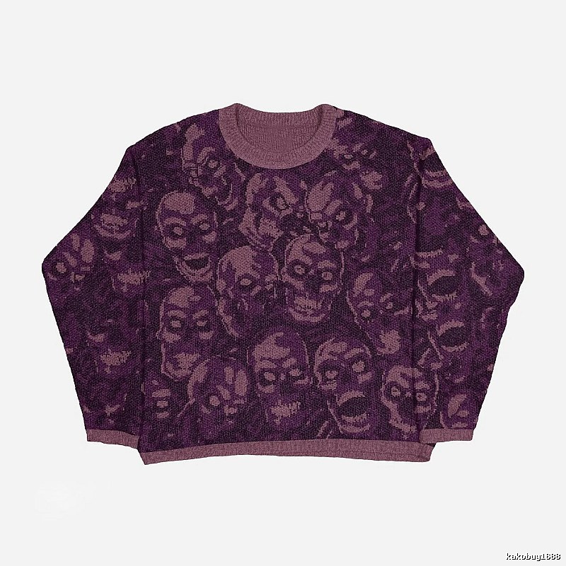 Weekend Anime graphic sweater Black Knit Top for Seasonal Looks
