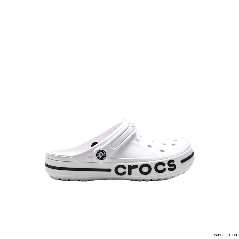 White trendy style of Crocs clogs