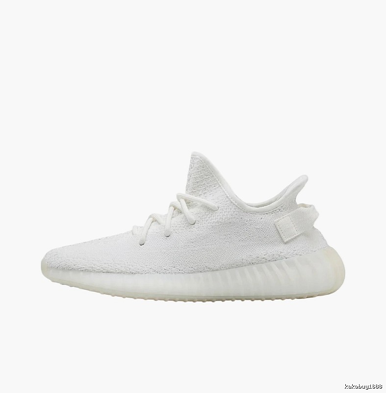 Yeezy minimalist style white shoes