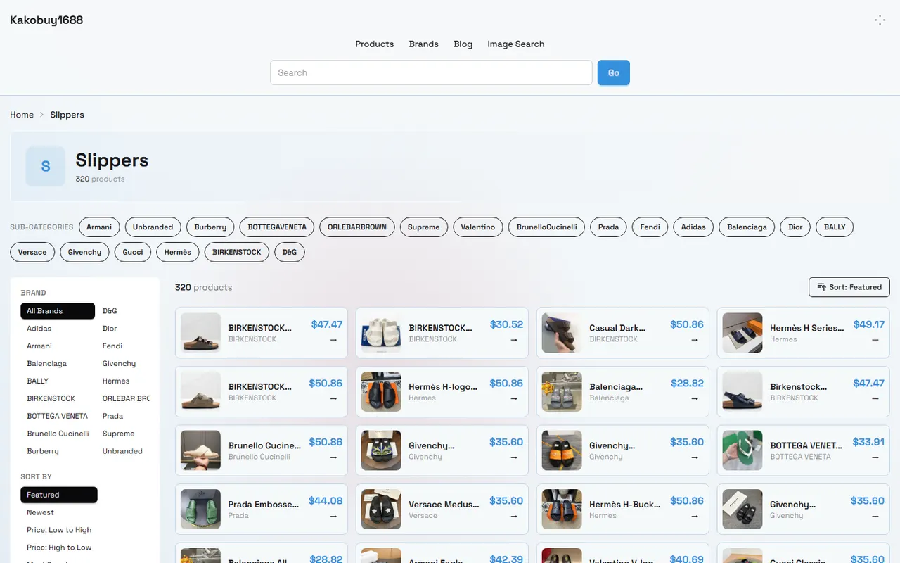 Kakobuy Travel Slippers Buying Guide visual guide for kakobuy