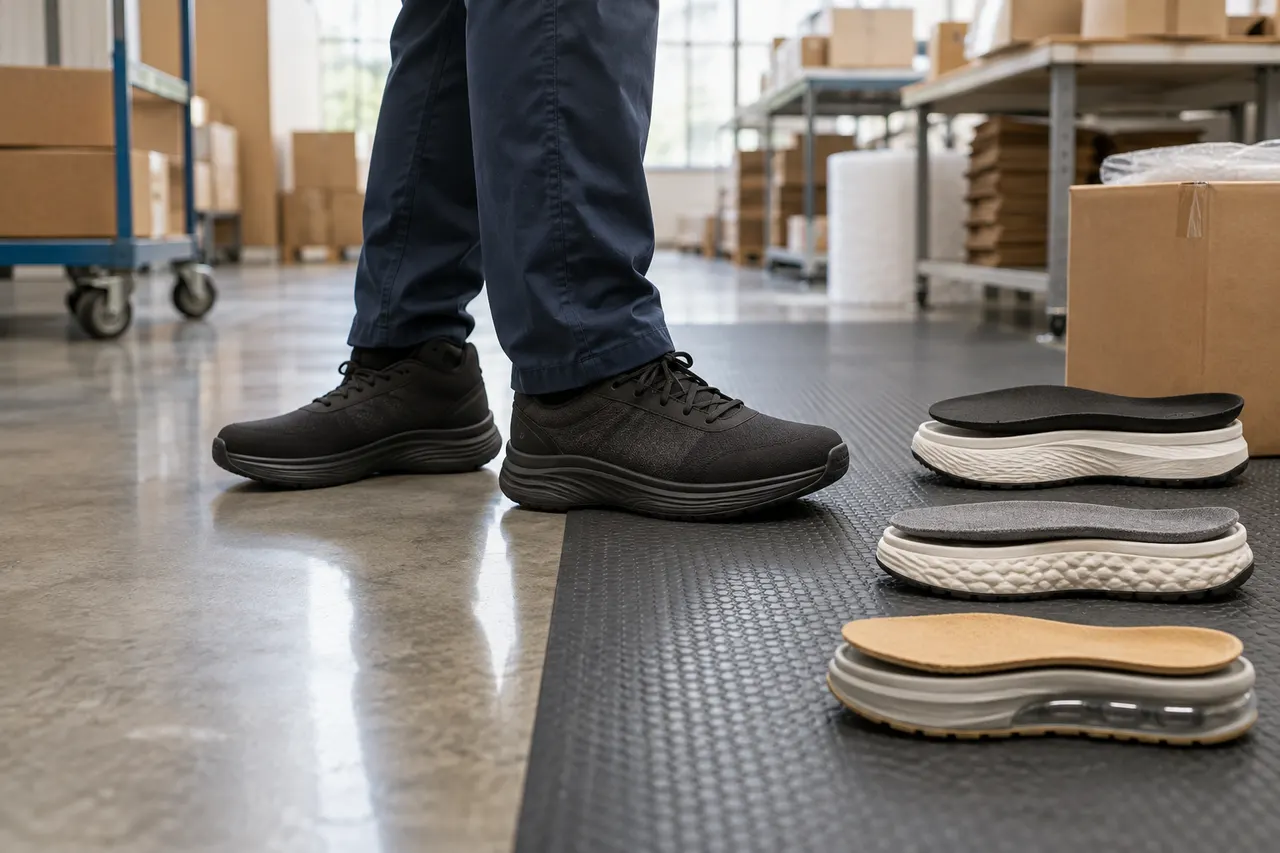 Kakobuy Standing Shoe Cushioning Guide visual guide for kakobuy